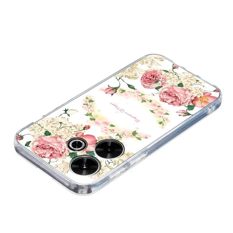 For Xiaomi Redmi 13 4G Case Flexible TPU Mobile Phone Cover Pattern Printing