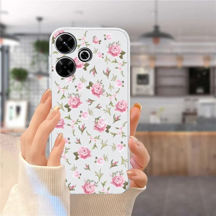 For Xiaomi Redmi 13 4G Case Flexible TPU Mobile Phone Cover Pattern Printing