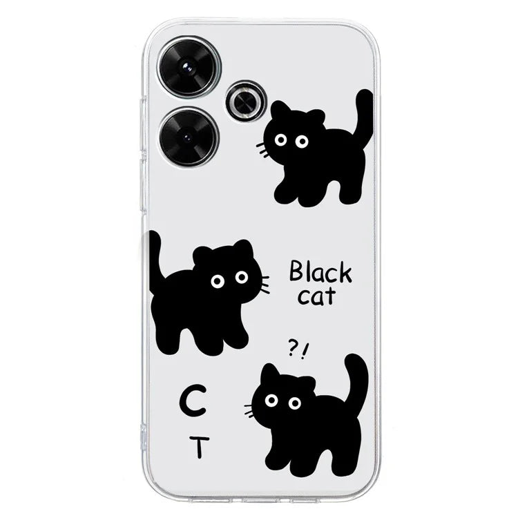 For Xiaomi Redmi 13 4G Case Flexible TPU Mobile Phone Cover Pattern Printing