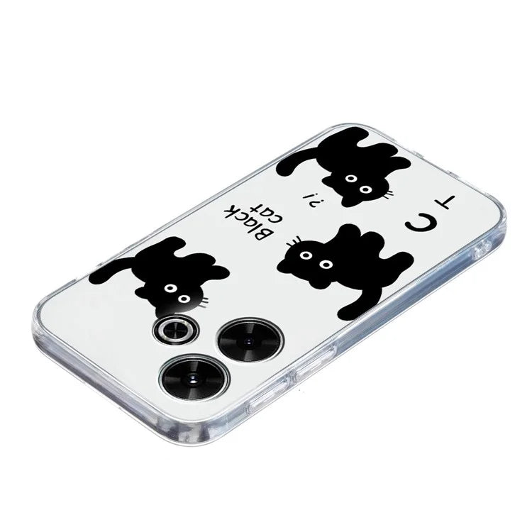 For Xiaomi Redmi 13 4G Case Flexible TPU Mobile Phone Cover Pattern Printing