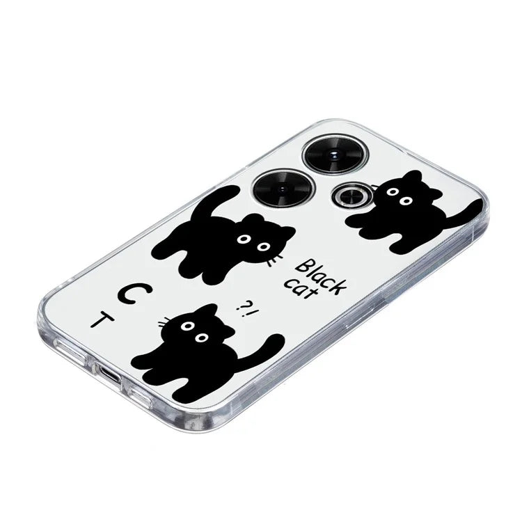 For Xiaomi Redmi 13 4G Case Flexible TPU Mobile Phone Cover Pattern Printing
