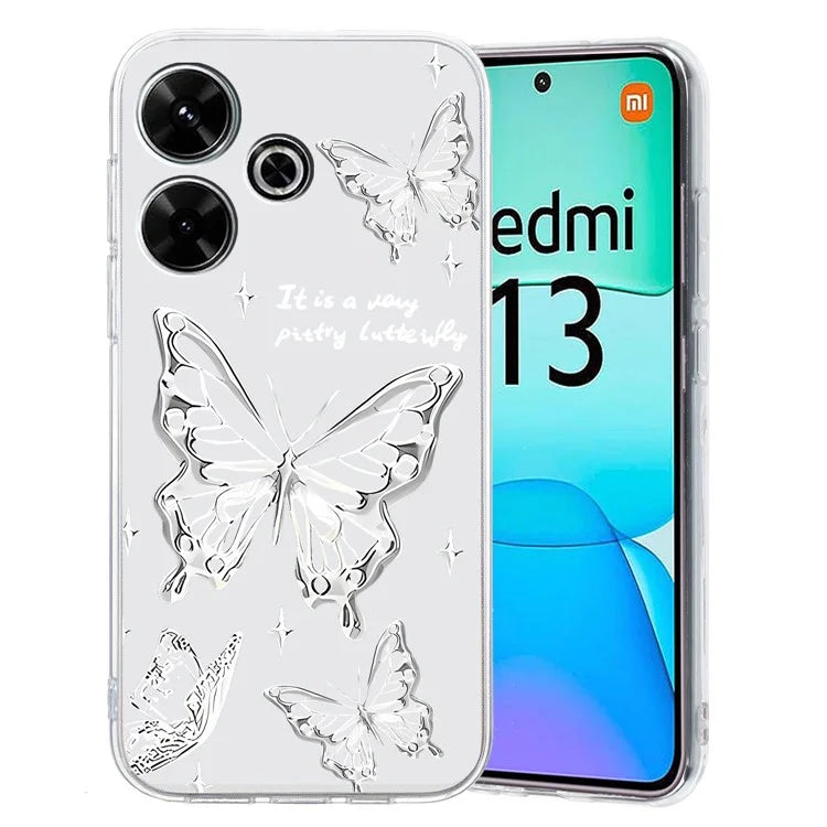 For Xiaomi Redmi 13 4G Case Flexible TPU Mobile Phone Cover Pattern Printing
