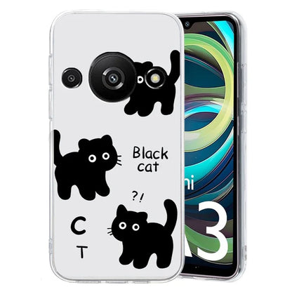 For Xiaomi Redmi A3 / Poco C61 4G TPU Case Pattern Printing Phone Back Cover