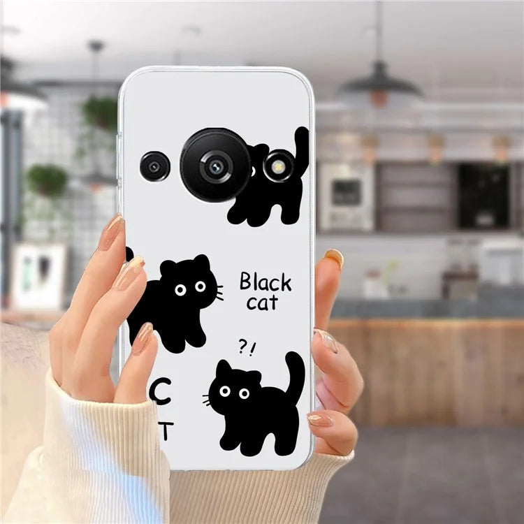 For Xiaomi Redmi A3 / Poco C61 4G TPU Case Pattern Printing Phone Back Cover