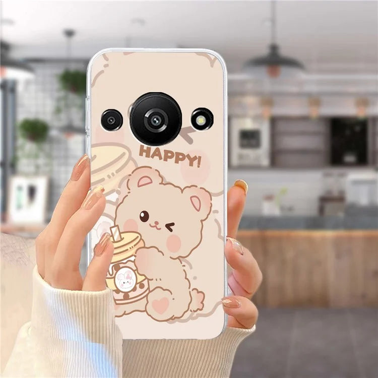 For Xiaomi Redmi A3 / Poco C61 4G TPU Case Pattern Printing Phone Back Cover