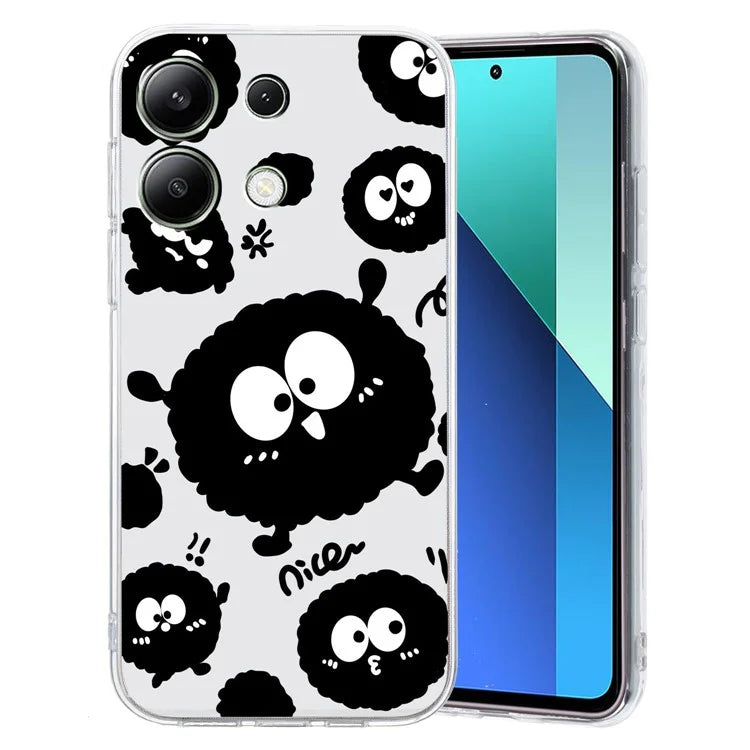 For Xiaomi Redmi Note 13 Pro 4G / Poco M6 Pro 4G TPU Phone Case Pattern Printing