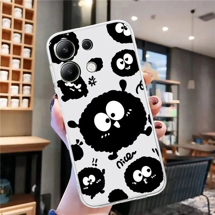 For Xiaomi Redmi Note 13 Pro 4G / Poco M6 Pro 4G TPU Phone Case Pattern Printing
