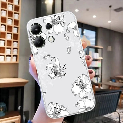 For Xiaomi Redmi Note 13 Pro 4G / Poco M6 Pro 4G TPU Phone Case Pattern Printing