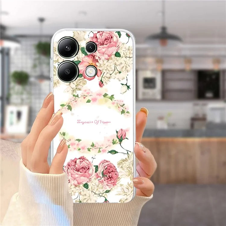 For Xiaomi Redmi Note 13 Pro 4G / Poco M6 Pro 4G TPU Phone Case Pattern Printing