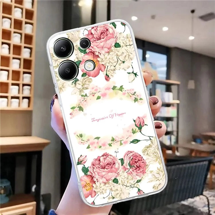 For Xiaomi Redmi Note 13 Pro 4G / Poco M6 Pro 4G TPU Phone Case Pattern Printing
