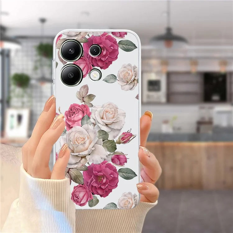 For Xiaomi Redmi Note 13 Pro 4G / Poco M6 Pro 4G TPU Phone Case Pattern Printing