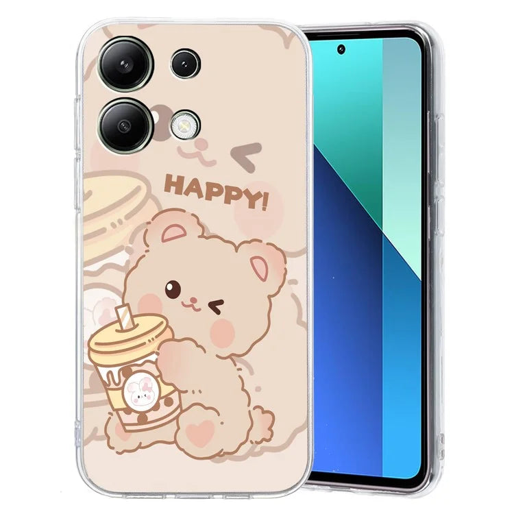 For Xiaomi Redmi Note 13 Pro 4G / Poco M6 Pro 4G TPU Phone Case Pattern Printing