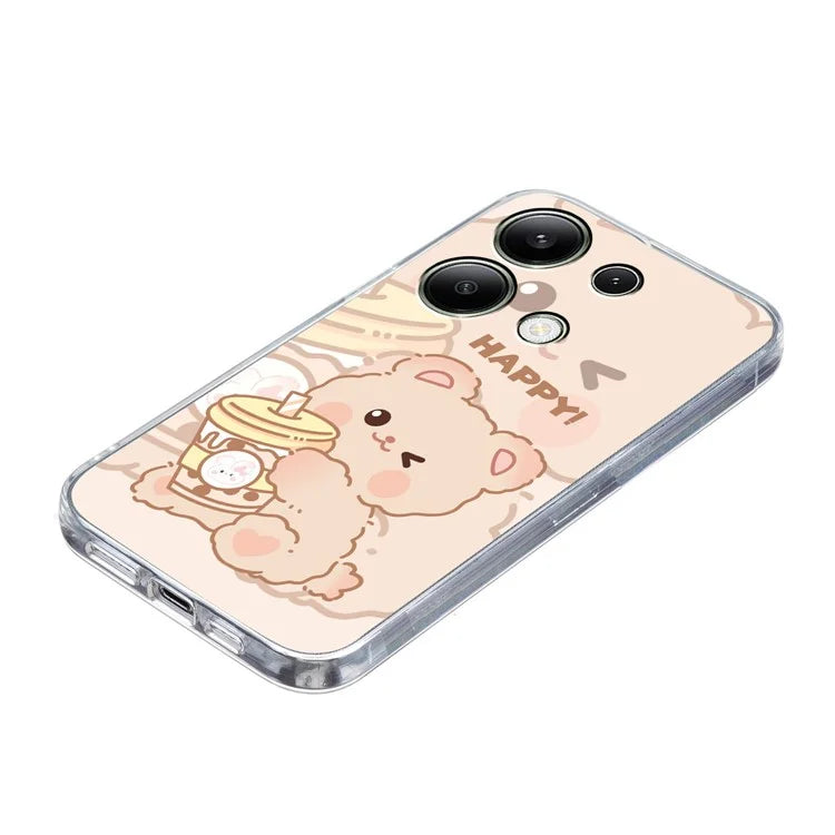 For Xiaomi Redmi Note 13 Pro 4G / Poco M6 Pro 4G TPU Phone Case Pattern Printing