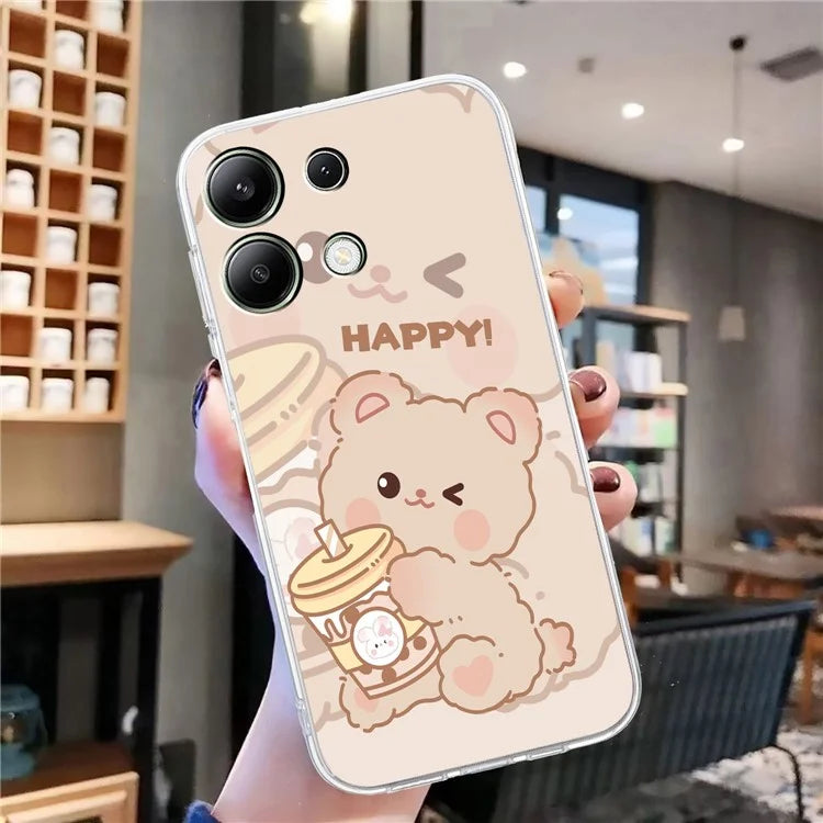 For Xiaomi Redmi Note 13 Pro 4G / Poco M6 Pro 4G TPU Phone Case Pattern Printing