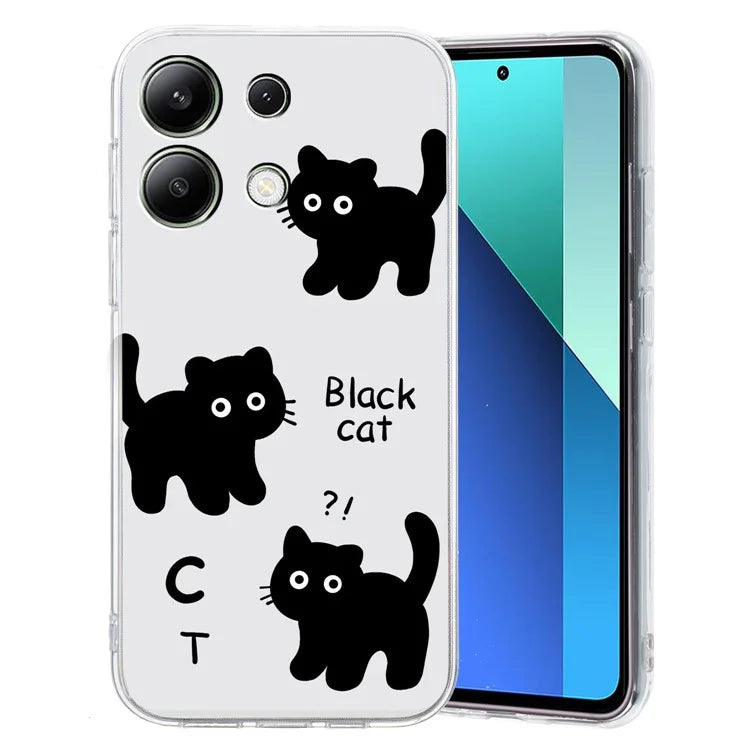 For Xiaomi Redmi Note 13 Pro 4G / Poco M6 Pro 4G TPU Phone Case Pattern Printing