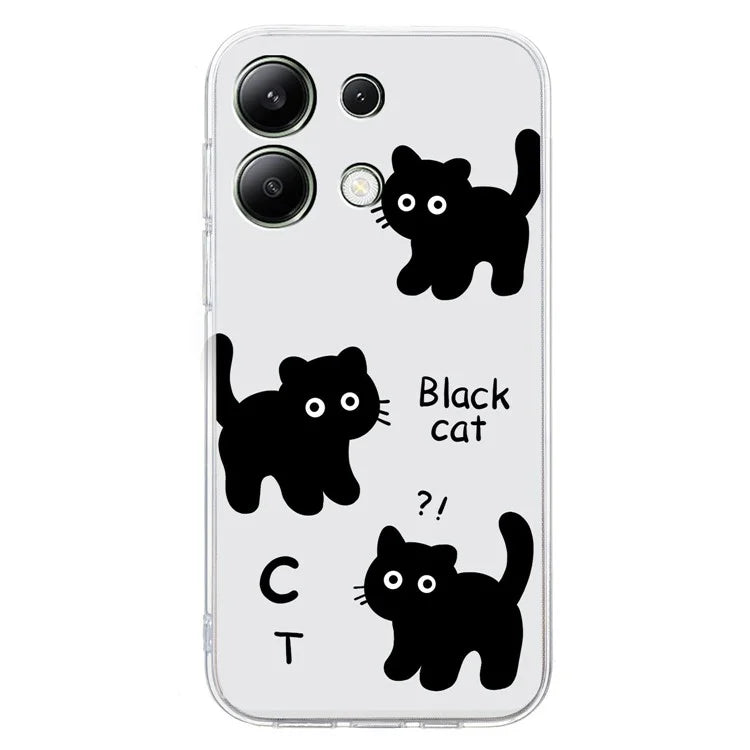 For Xiaomi Redmi Note 13 Pro 4G / Poco M6 Pro 4G TPU Phone Case Pattern Printing