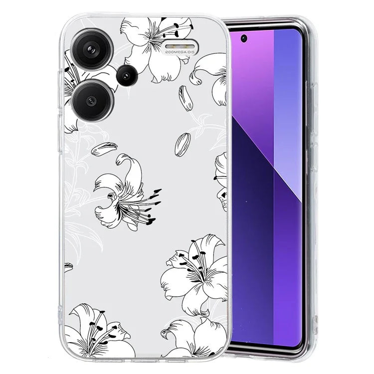 For Xiaomi Redmi Note 13 Pro+ 5G Case Soft TPU Pattern Printing Phone Cover