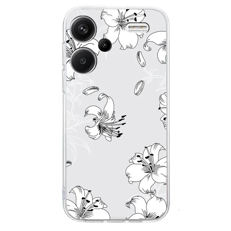 For Xiaomi Redmi Note 13 Pro+ 5G Case Soft TPU Pattern Printing Phone Cover