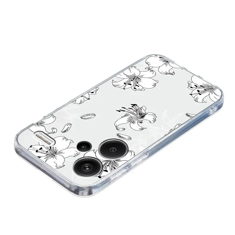 For Xiaomi Redmi Note 13 Pro+ 5G Case Soft TPU Pattern Printing Phone Cover