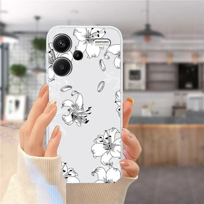 For Xiaomi Redmi Note 13 Pro+ 5G Case Soft TPU Pattern Printing Phone Cover
