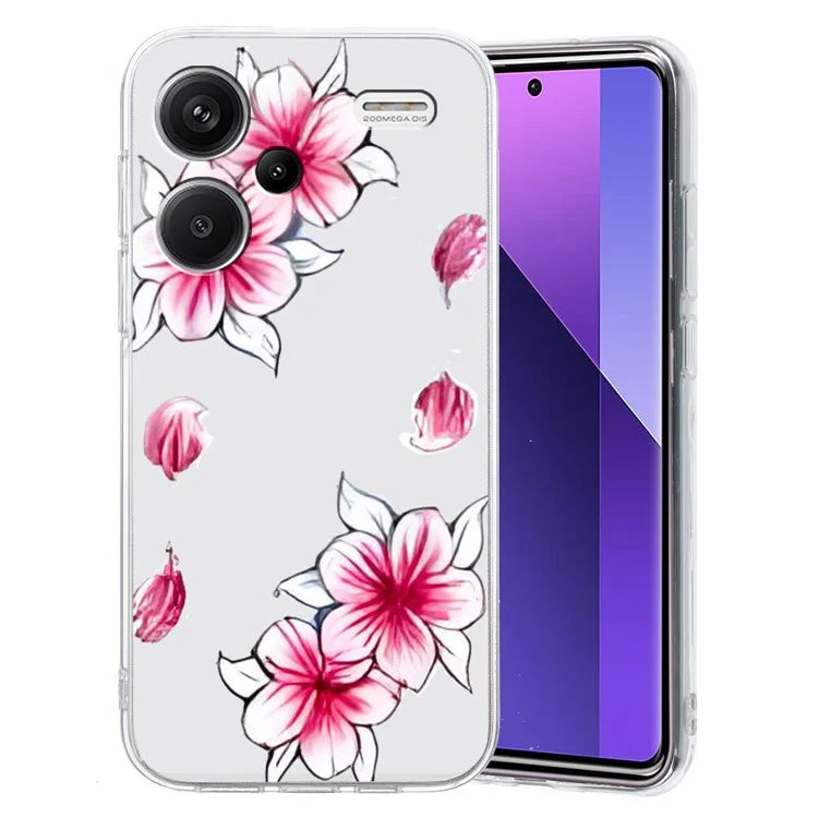 For Xiaomi Redmi Note 13 Pro+ 5G Case Soft TPU Pattern Printing Phone Cover