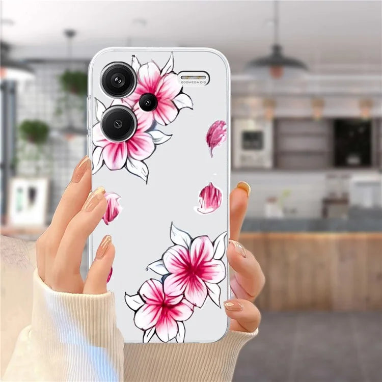 For Xiaomi Redmi Note 13 Pro+ 5G Case Soft TPU Pattern Printing Phone Cover