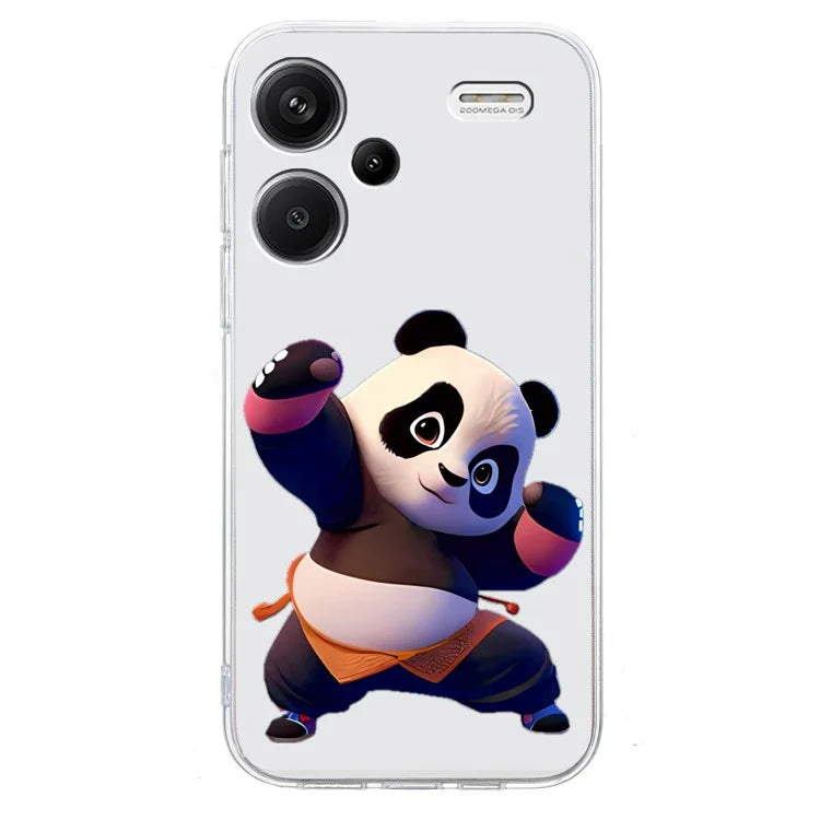 For Xiaomi Redmi Note 13 Pro+ 5G Case Soft TPU Pattern Printing Phone Cover