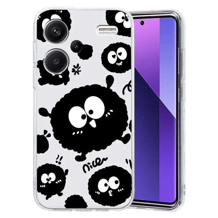 For Xiaomi Redmi Note 13 Pro+ 5G Case Soft TPU Pattern Printing Phone Cover