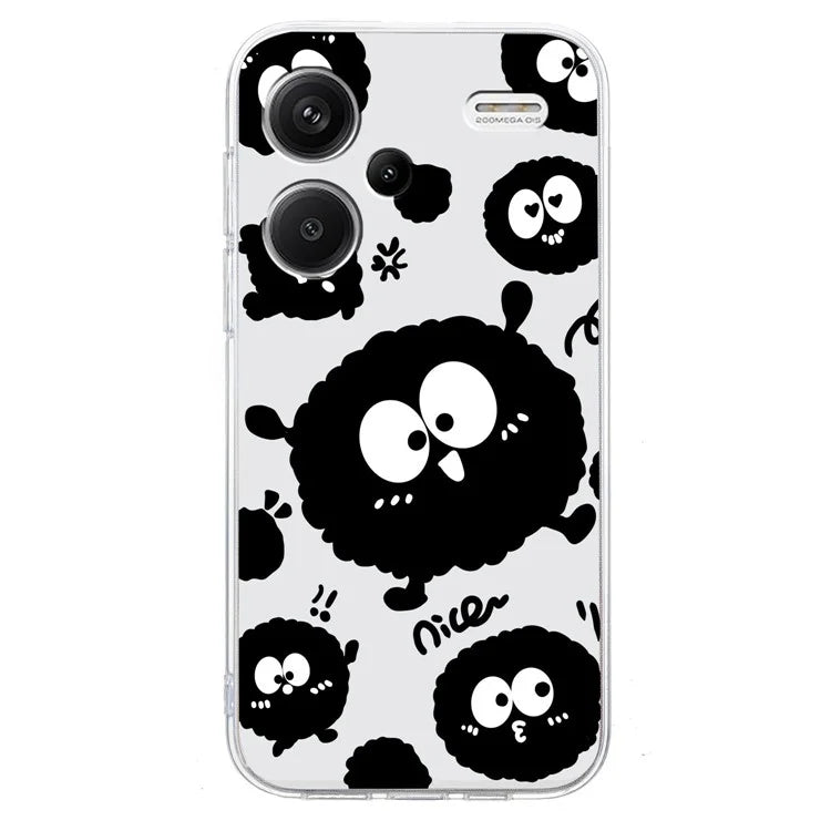For Xiaomi Redmi Note 13 Pro+ 5G Case Soft TPU Pattern Printing Phone Cover