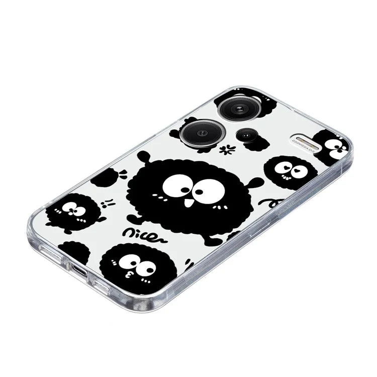 For Xiaomi Redmi Note 13 Pro+ 5G Case Soft TPU Pattern Printing Phone Cover