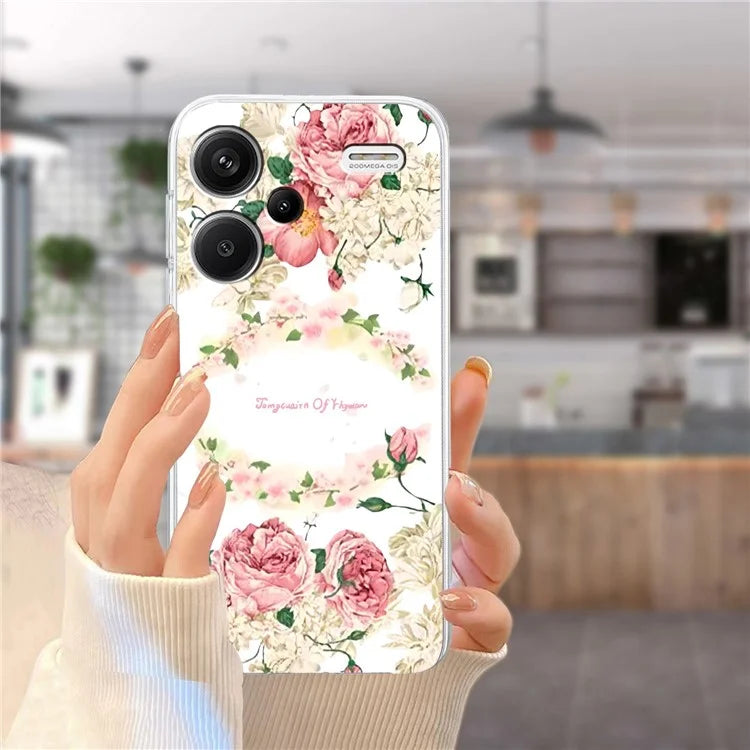 For Xiaomi Redmi Note 13 Pro+ 5G Case Soft TPU Pattern Printing Phone Cover