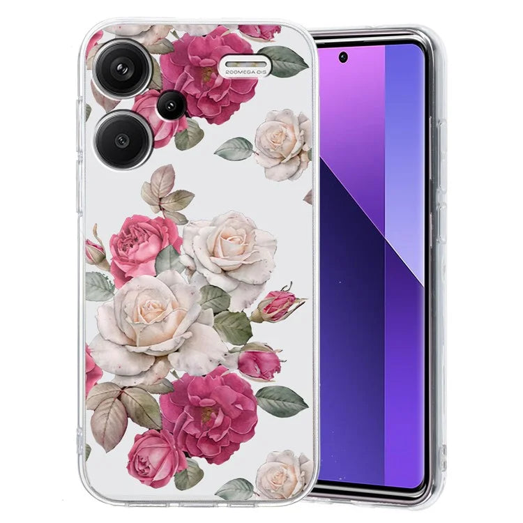 For Xiaomi Redmi Note 13 Pro+ 5G Case Soft TPU Pattern Printing Phone Cover