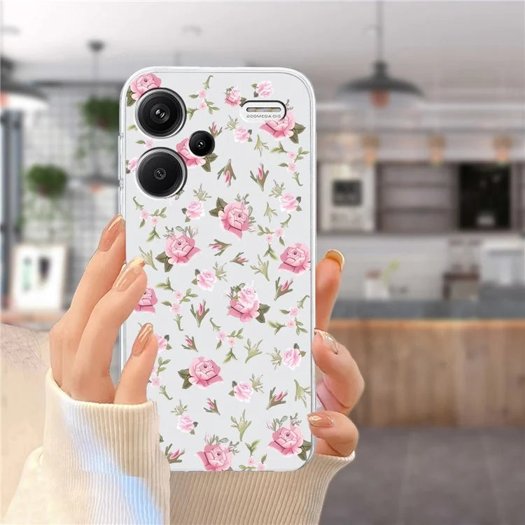 For Xiaomi Redmi Note 13 Pro+ 5G Case Soft TPU Pattern Printing Phone Cover