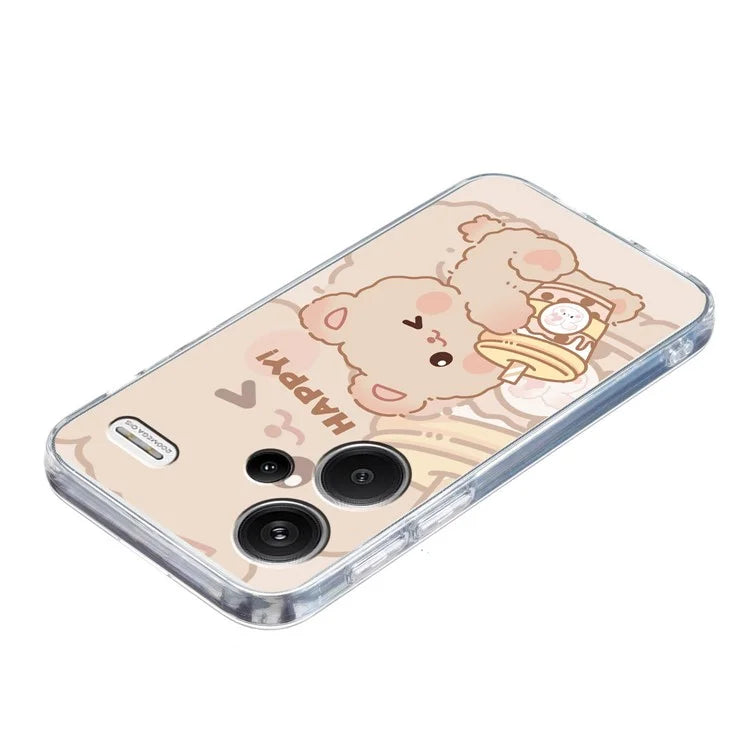 For Xiaomi Redmi Note 13 Pro+ 5G Case Soft TPU Pattern Printing Phone Cover