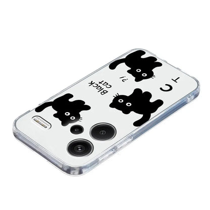 For Xiaomi Redmi Note 13 Pro+ 5G Case Soft TPU Pattern Printing Phone Cover