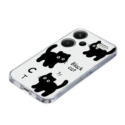 For Xiaomi Redmi Note 13 Pro+ 5G Case Soft TPU Pattern Printing Phone Cover