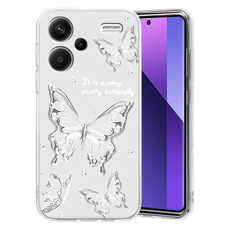 For Xiaomi Redmi Note 13 Pro+ 5G Case Soft TPU Pattern Printing Phone Cover