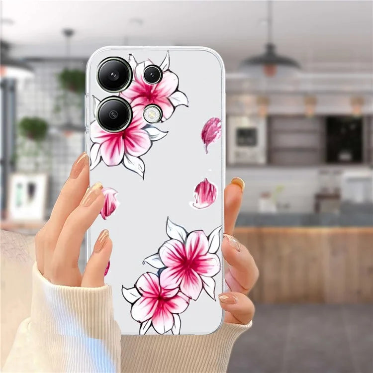 For Xiaomi Redmi Note 13 Pro 5G / Poco X6 5G TPU Case Pattern Printing Back Cover