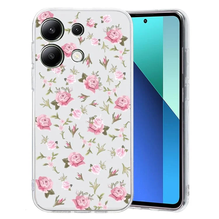 For Xiaomi Redmi Note 13 Pro 5G / Poco X6 5G TPU Case Pattern Printing Back Cover