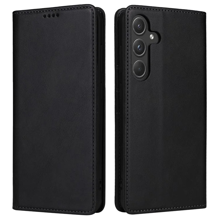 For Samsung Galaxy A55 5G Case RFID Blocking Leather Wallet Cover Magnetic Closing