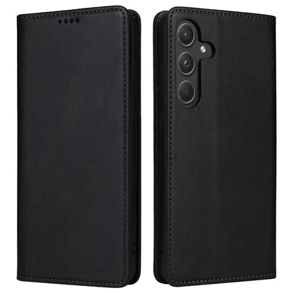 For Samsung Galaxy A55 5G Case RFID Blocking Leather Wallet Cover Magnetic Closing