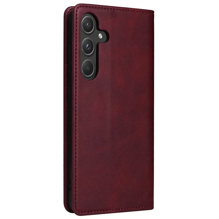 For Samsung Galaxy A55 5G Case RFID Blocking Leather Wallet Cover Magnetic Closing