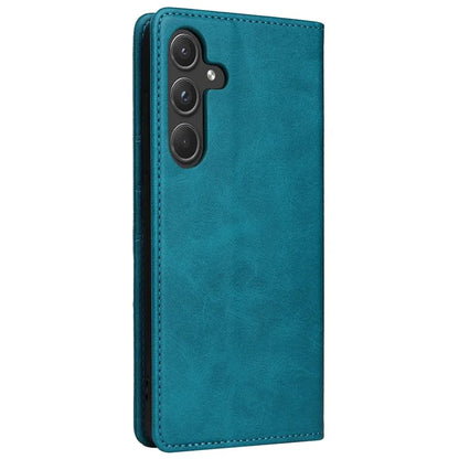 For Samsung Galaxy A55 5G Case RFID Blocking Leather Wallet Cover Magnetic Closing