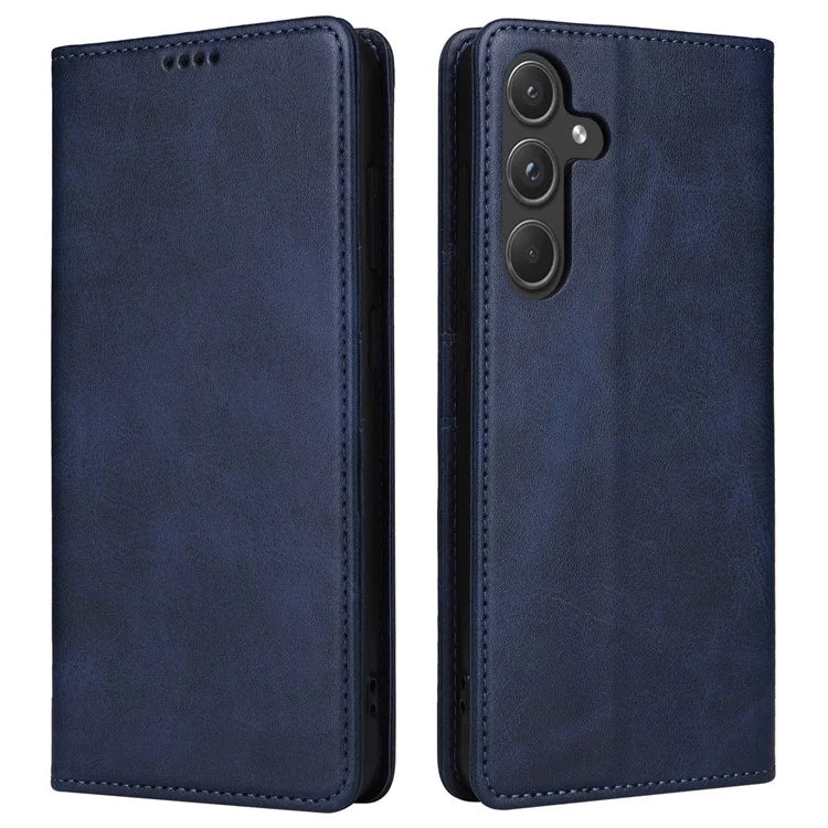 For Samsung Galaxy A55 5G Case RFID Blocking Leather Wallet Cover Magnetic Closing