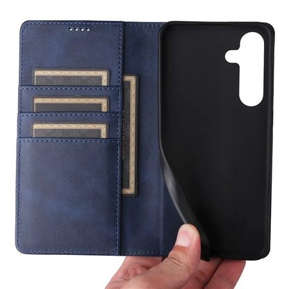 For Samsung Galaxy A55 5G Case RFID Blocking Leather Wallet Cover Magnetic Closing