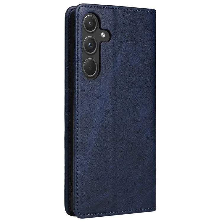 For Samsung Galaxy A55 5G Case RFID Blocking Leather Wallet Cover Magnetic Closing