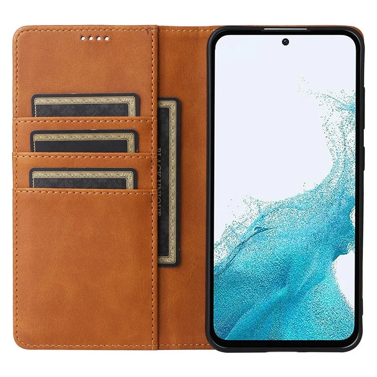 For Samsung Galaxy A54 5G Case Leather Phone Cover RFID Blocking Card Slots Wallet
