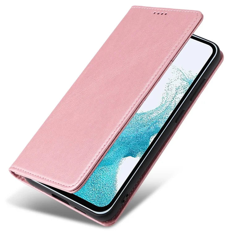 For Samsung Galaxy A54 5G Case Leather Phone Cover RFID Blocking Card Slots Wallet