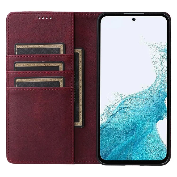 For Samsung Galaxy A54 5G Case Leather Phone Cover RFID Blocking Card Slots Wallet