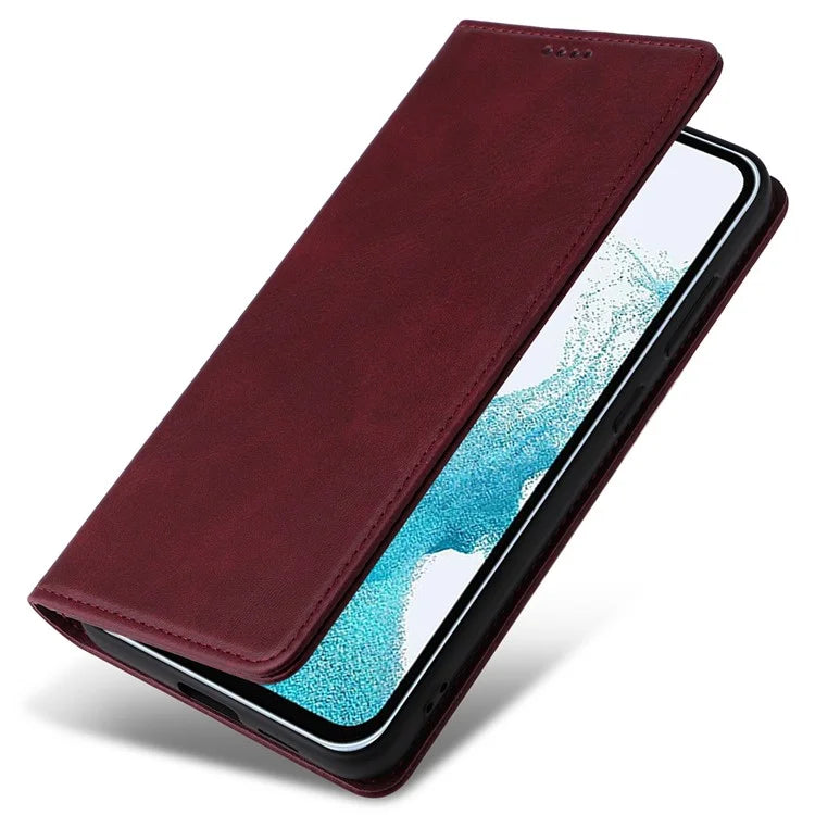 For Samsung Galaxy A54 5G Case Leather Phone Cover RFID Blocking Card Slots Wallet